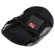 funtasica Mesh Backpack Dive flag sack & Drawstring Closure - Deluxe, Heavy Duty, Durable, Strong & Lightweight - Various Colors - Black, 80L