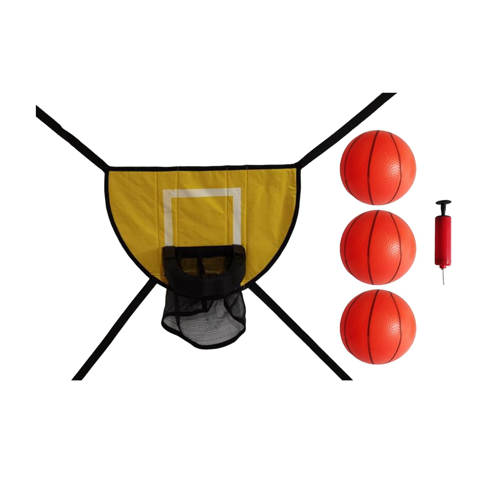 funtasica Mini Trampoline Basketball Hoop Trampoline Attachment with