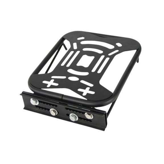 funtasica Motorcycle Rear Luggage Rack Electric Scooters Cargo Carrier Easily Install Spare Part Sturdy Motorbike Rear Tail Storage Rack Black