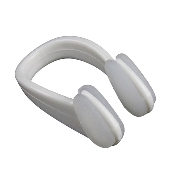 funtasica Nose Clips Adult Swimming Nose Plug Silicone Waterproof Nose Protector Portable Nose Plug for Pool Training Outdoor Swimming Snoring Water white