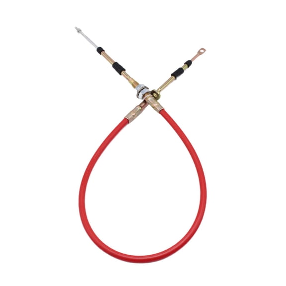 funtasica Performance Cable with Threaded Eyelet, Red, Easy to Install, Directly Replaces Automatic Transmission Part Number 80832 B&M