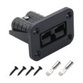 thumbnail image 1 of funtasica Plug Mounting Panel with Cover ,50A ,Exterior Accessories, Flush Mount Bracket, Panel Cover Panel for Connector Plug Campers black, 1 of 8