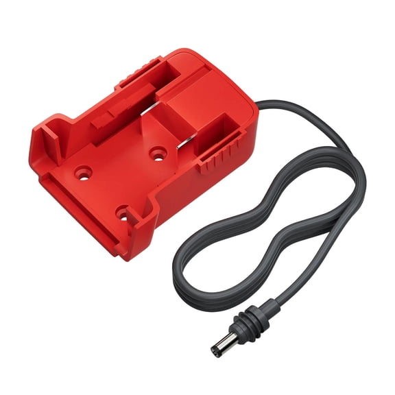 funtasica Power Wheel Adapter 18V Battery Charger Adapter De-w1+DC2.1-1M Upgrade DC Plug Battery Adapter for Starlink Mini Work Lights