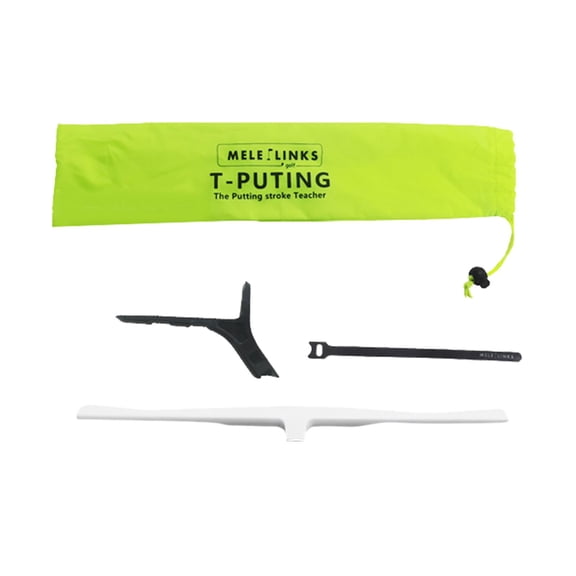 funtasica Practice Golf Putter T Putting Alignment Training Putterwheel Posture Correct Nonslip Golf Swing Training for Indoor Golf Training Devices