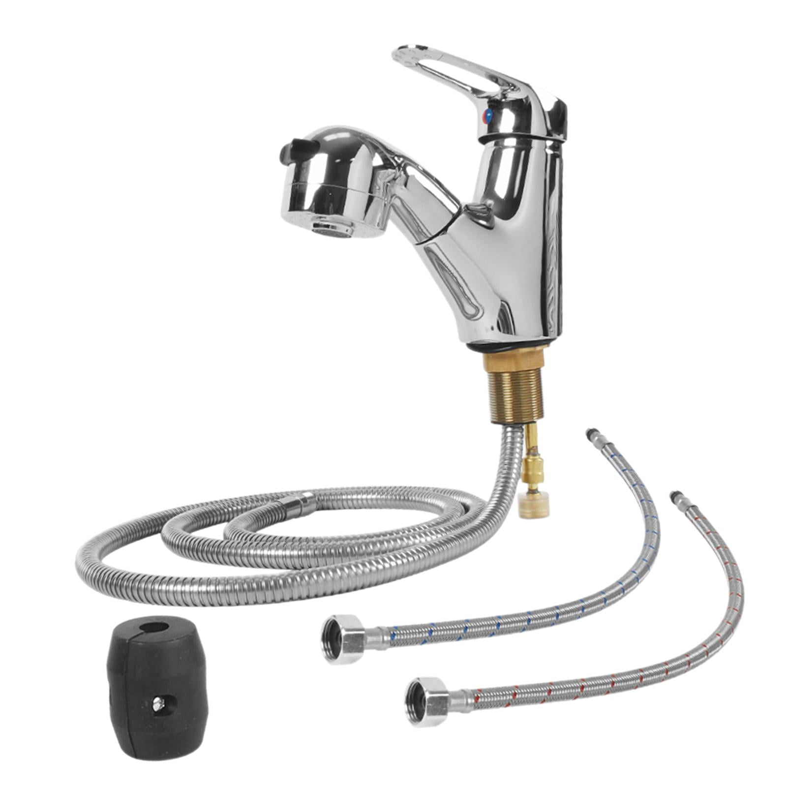 funtasica RV Bathroom Faucet Accessories Retractable Shower Head Saving ...