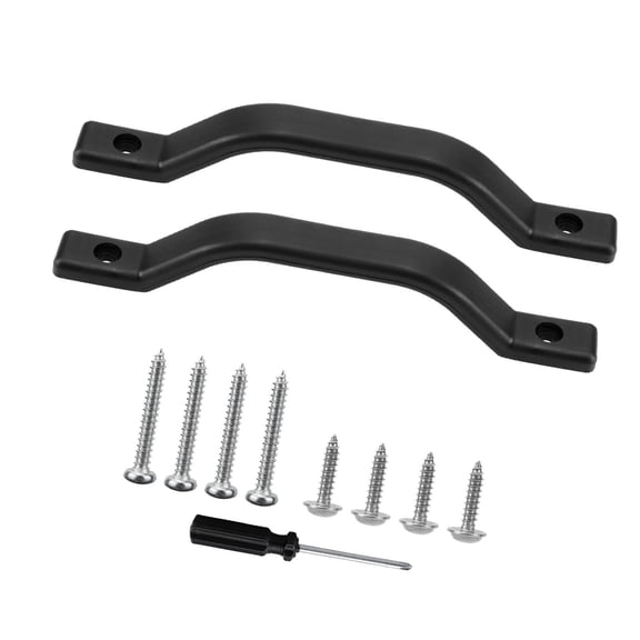 funtasica RV Grab Handle Entry Door Assisting Bar Comfortable Waterproof Easy Installation RV Handrail Replacement for Golf Carts Boat UTV 2 Assist Handle set