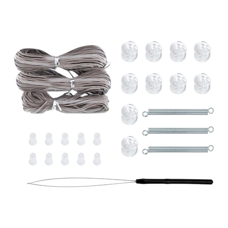 funtasica RV Pleated Shade Repair Kit Repair and Maintain Lightweight Trailer Replacement Hardware Accessories RV Repairing Kit Gray