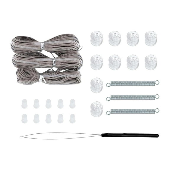 funtasica RV Pleated Shade Repair Kit Repair and Maintain Lightweight Trailer Replacement Hardware Accessories RV Repairing Kit Gray