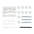 thumbnail image 1 of funtasica RV Pleated Shade Repair Kit Repair and Maintain Lightweight Trailer Replacement Hardware Accessories RV Repairing Kit White, 1 of 8