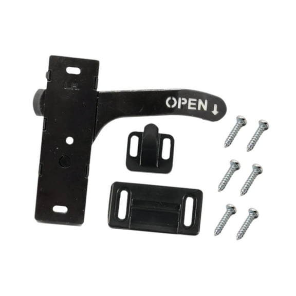 funtasica RV Screen Door Latch Kit Entry Door Hardware Right/Left Hand Handle Easy to Install RV Accessories for Inside for Campers Left handle