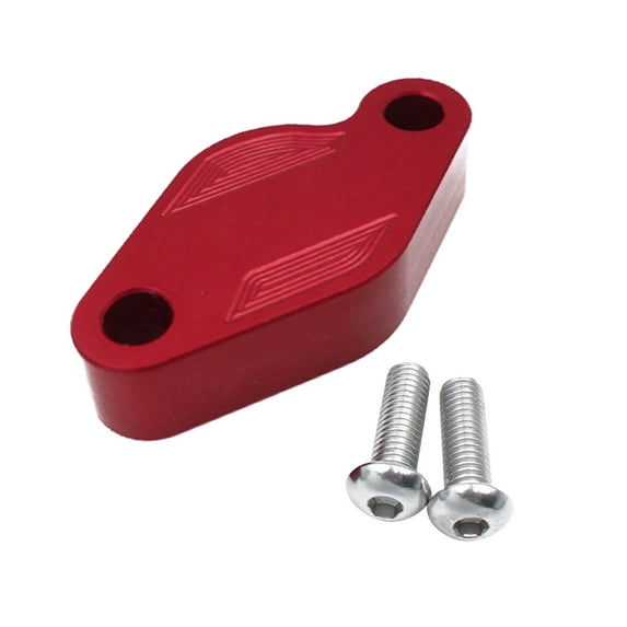 funtasica Rear Parking Brake Block Off Plate Rear Brake Master Cylinder Cover Motorcycle Accessories Guard for Yfz450 Easy Install Red