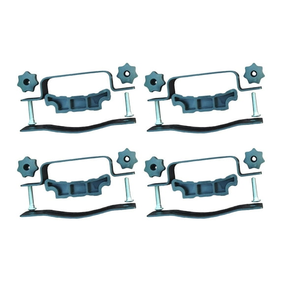 funtasica Roof Rack Clamp Car Van Mounting Fitting Kit Accessory Easy to Install Rooftop Cargo Carrier Rack Bolt for Roof Platform 4 Pieces