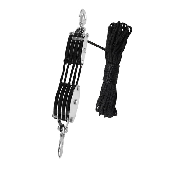 funtasica Rope Hoist Lifting Heavy Objects, Sturdy, Metal Wheels ...