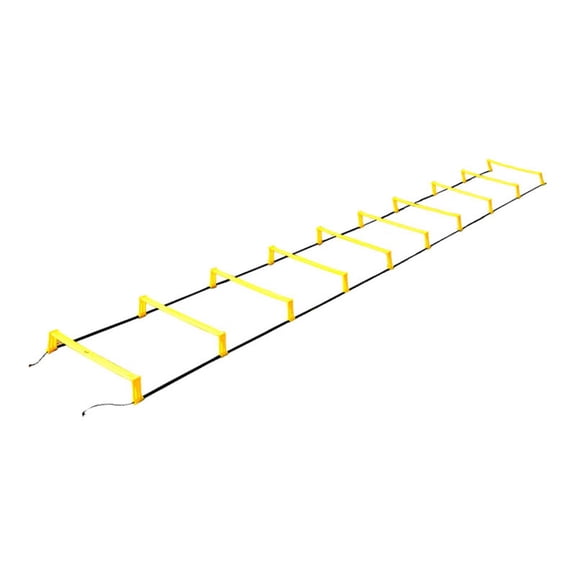 funtasica Rope Ladder W/ Coordination Fitness Equipment Footwork Softball Agility Ladder for Running Exercise Training , 10pcs