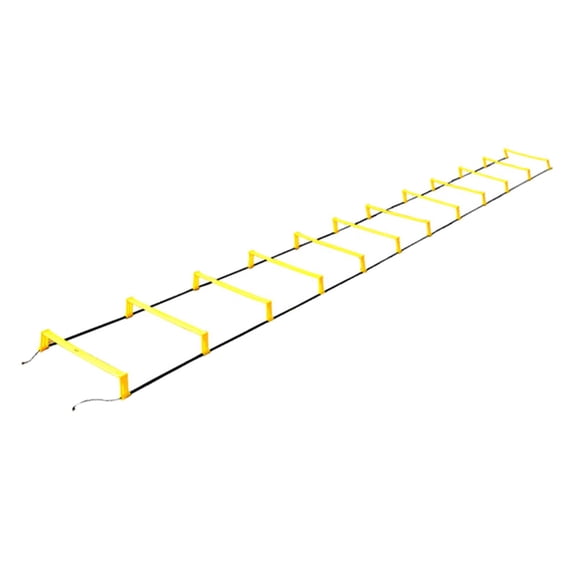 funtasica Rope Ladder W/ Coordination Fitness Equipment Footwork Softball Agility Ladder for Running Exercise Training , 12pcs