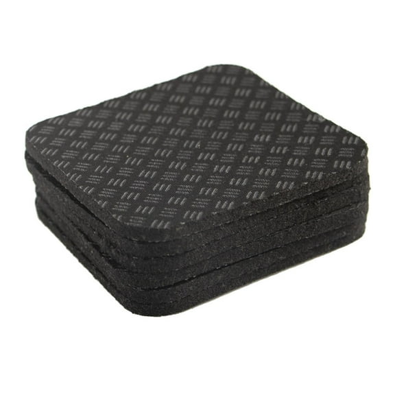 funtasica Running Mat Antivibration Pad AntiSlip Accessories Exercise Equipment Matbed Floor Protection for Rowing Machines -exercise Bike Bike Small and 6pcs