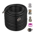 thumbnail image 1 of funtasica Sewer Jetter Set for Pressure Washer 30M Hose Accessory Quick Connect Plug with 2 Jetting Nozzles for Cleaning Cars Versatile, 1 of 8