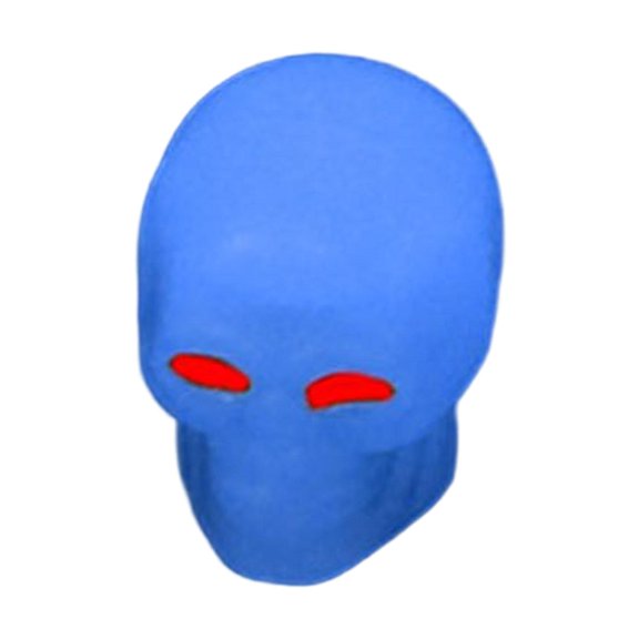 funtasica Skull Shaped universal Tire Caps, Luminous glow The Dark Noctilucous Auto Wheel Stem Cap for Bicycles Motorcycles , Blue