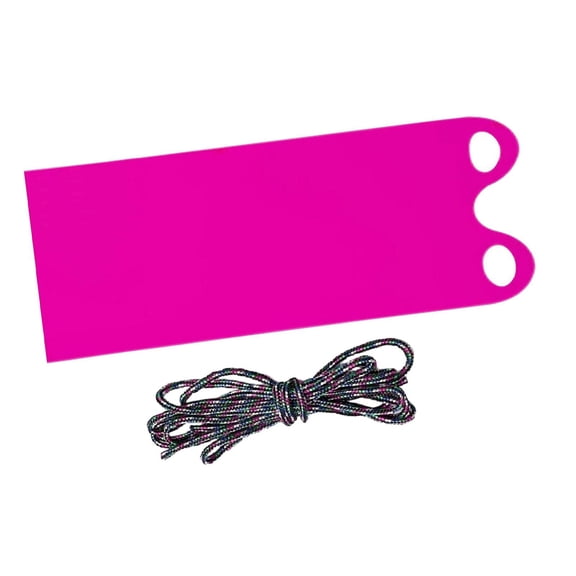 funtasica Snow Sled Flexible Flying Carpet Snow Sledding Equipment Portable Outdoor Sports with Handle Slider Mat Ski High Speed Winter pink