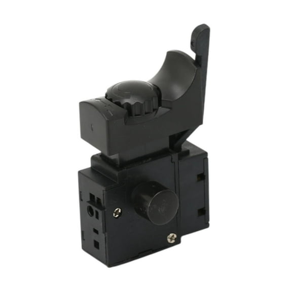 funtasica Speed Regulating Switch Lock Button Variable Electric Drill Switch Adjustable Switch for against Switch Dust 17.5mm