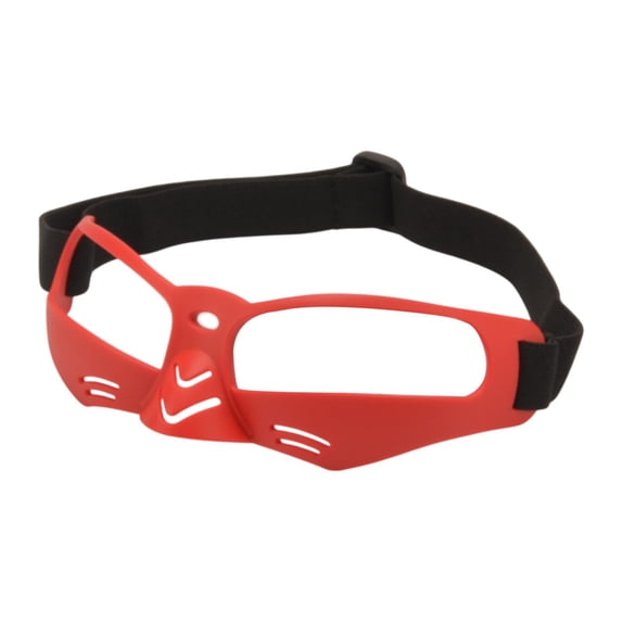 funtasica Sports Goggles Frame Glasses Frame Anti Fall Eyewear Frame Men Women for Tennis Soccer Riding Motorcycle Racquetball Football Red