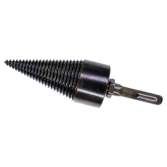 funtasica Steel Firewood Drill Bit Reamer Woodworking Tools Wood Splitter Screw Splitting Firewood Chopping Heavy Duty Electric Log Splitter Drill Bit , 42mm Square Shaft