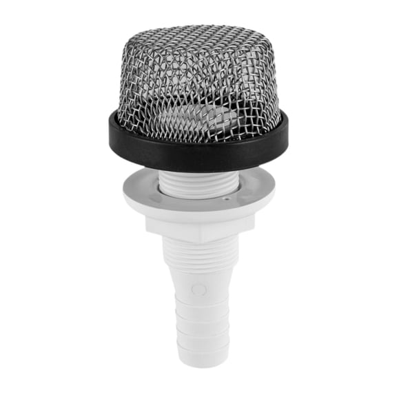funtasica Strainer Mount with Aerator Screen Pump Part, High Performance Reliable Sturdy Modified Part Boat Plumbing Fittings