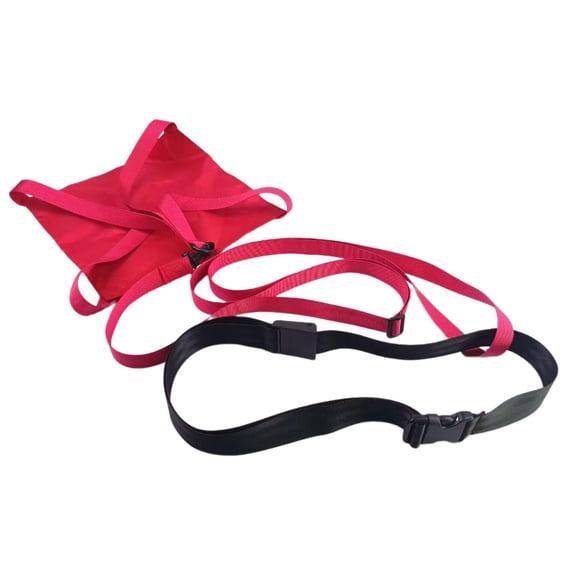 funtasica Swim Parachute Swimming Resistance Belt Device Practical Agility Training Strength Training Band Swim Trainer for Adults Kids