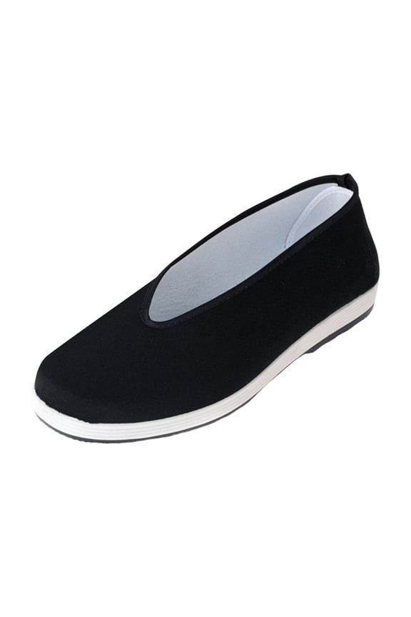 Tai Shoes Kung Fu Shoes, Anti Slip Rubber Sole,Breathable Comfortable Durable Old Beijing Shoes Traditional Shoes 35