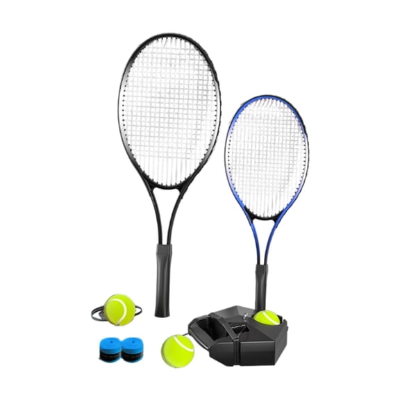 funtasica Tennis Trainer Rebound Ball Sparring Device Single Player Self Practice Tennis Training Equipment for Park Exercise, Backyard 8PCS