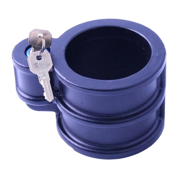 funtasica Trailer Hitch Lock Cylinder Hitch Lock Metal Heavy Duty Secure Towing Hook Waterproof Pin Hook Reliable Mechanism Suitable for RVs Caravans Home Goods Blue