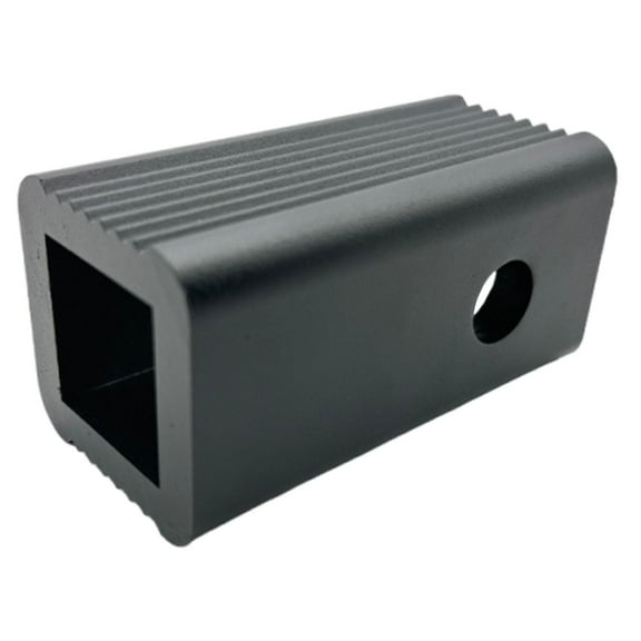 funtasica Trailer Hitch Receiver Adapter Square Towing Accessories Metal Replacement Sturdy Reducer Sleeve Converter for Bike Rack 2 to 1.25 inches