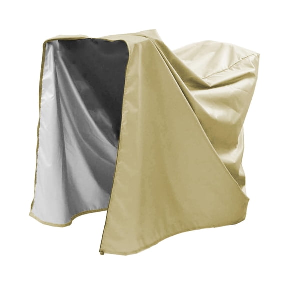 funtasica Treadmill Cover Waterproof Oxford Cloth Dustproof Running Machine Cover Indoor Exercise Equipment Protection with Drawstring And Side Zipper Suitable beige 91x91x152cm