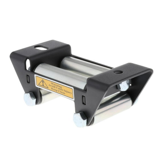 funtasica Universal ATV Winch Roller Fairlead Winch Roller Rope Guide Galvanized for ATV Winches Accessories Alloy Truck Standard Mount Pattern