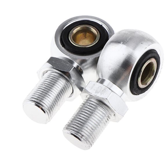 funtasica Universal Round Hole Adapters For Motorcycle Rear Shock Absorber 10mm Sliver - Quality Aftermarket Replacement Parts