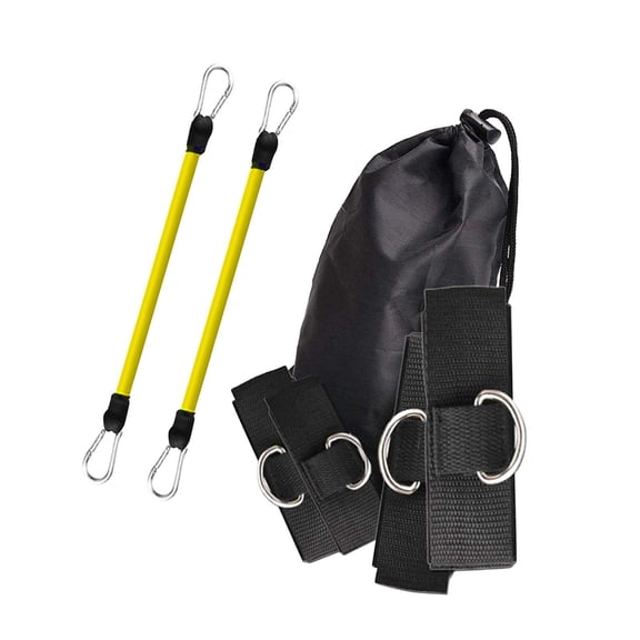 funtasica Volleyball Training Resistance Bands Elastic Belt for Jumping Agility Adults Yellow 30 lbs