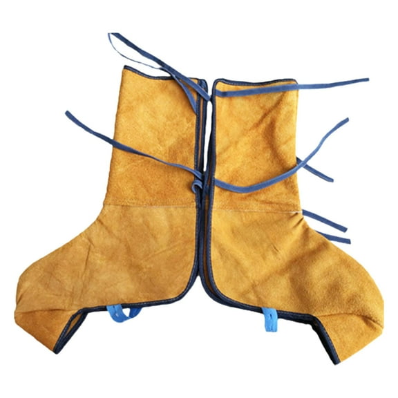 funtasica Welding Shoe Covers Anti-scalding Thickened Sturdy Convenient Welding Boot Cover Multiuse for Machinery Workers Metal Cutting