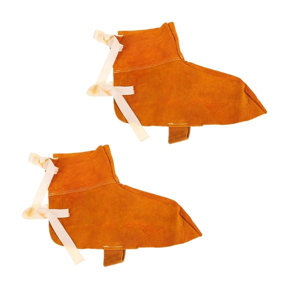 funtasica Welding Shoes Covers Welder Boot Protector Cover Heat and Abrasion Resistant, PU Working Protective Foot Cover Wear Resistant