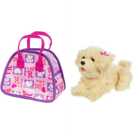 furReal Frr Teacup Pup Maltese W/new Bag