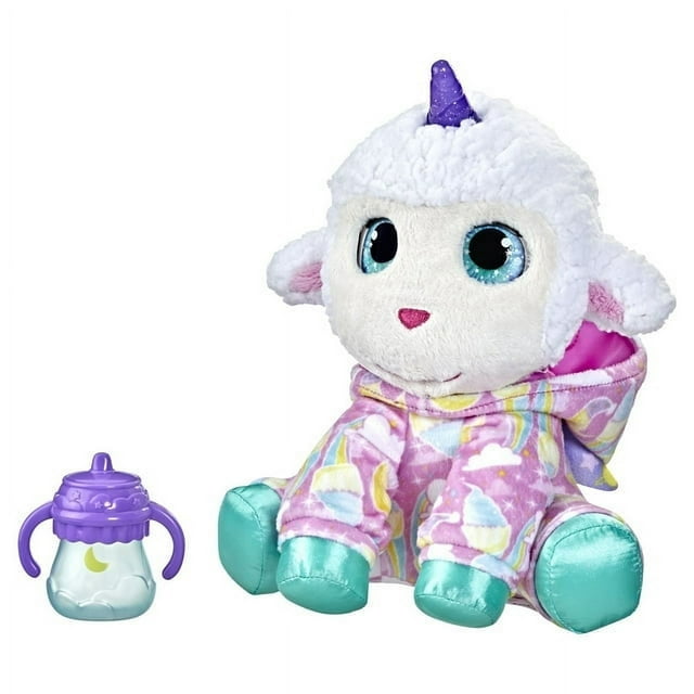 furReal Hasbro-879854 Sweet Jammiecorn Lamb Interactive Plush Toy