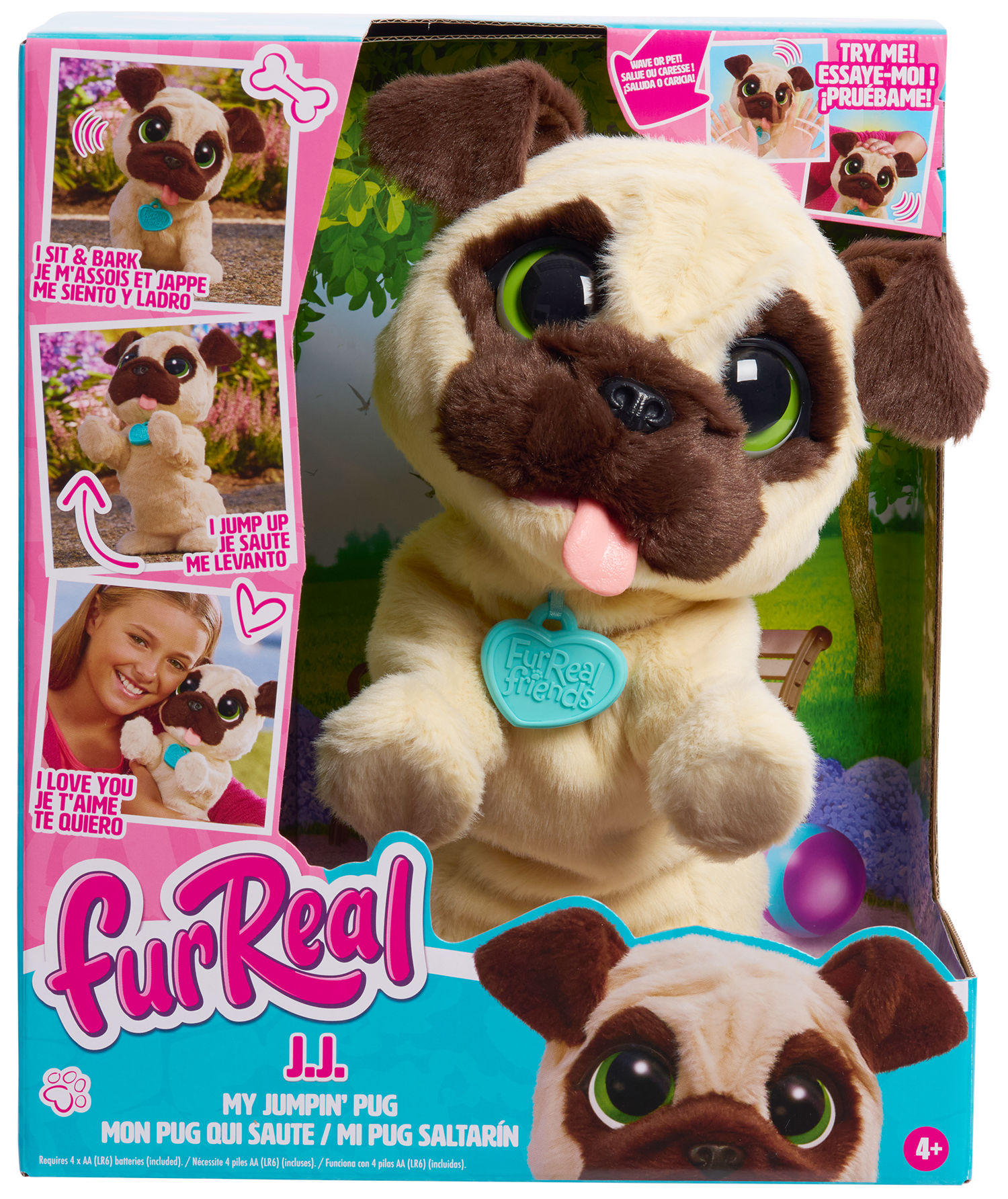 furReal JJ My Jumping Pug - Walmart.com
