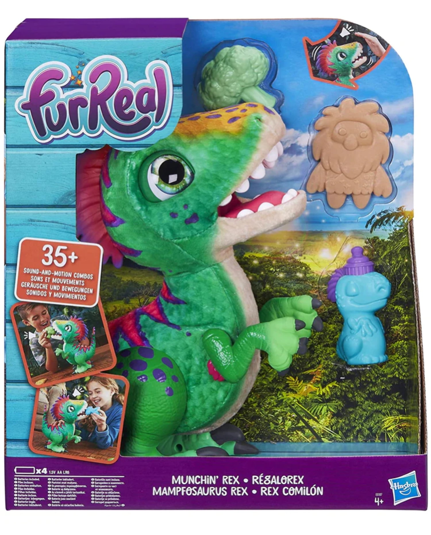 furReal Munchin Rex Baby Dino Pet 35 Sounds and Motions Walmart Exclusive