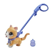 furReal Peealots Lil  Wags Tabby, Includes Leash & Handle Electronic Pet