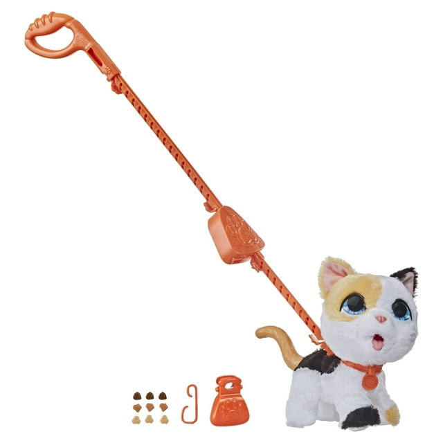 furReal Poopalots Electronic Pet Kitty, Interactive, Connectible Leash, Kids Toy for Boys & Girls Ages 3+