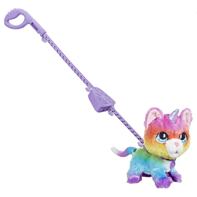 furReal Walkalots Big Wags Interactive Unicorn Cat Pet, Sounds and Motions, Ages 4 and Up