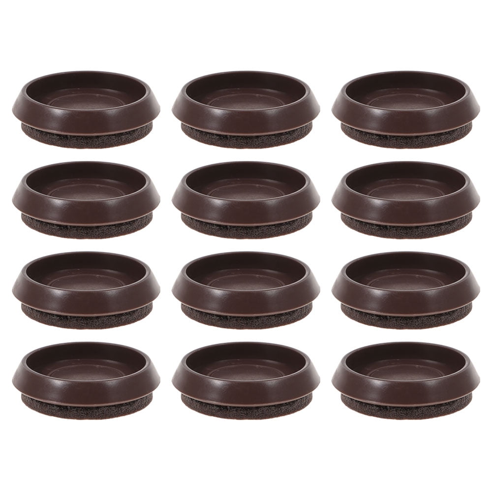 furniture coasters 12pcs Furniture Coaster Chair Wheel Stoppers Felt
