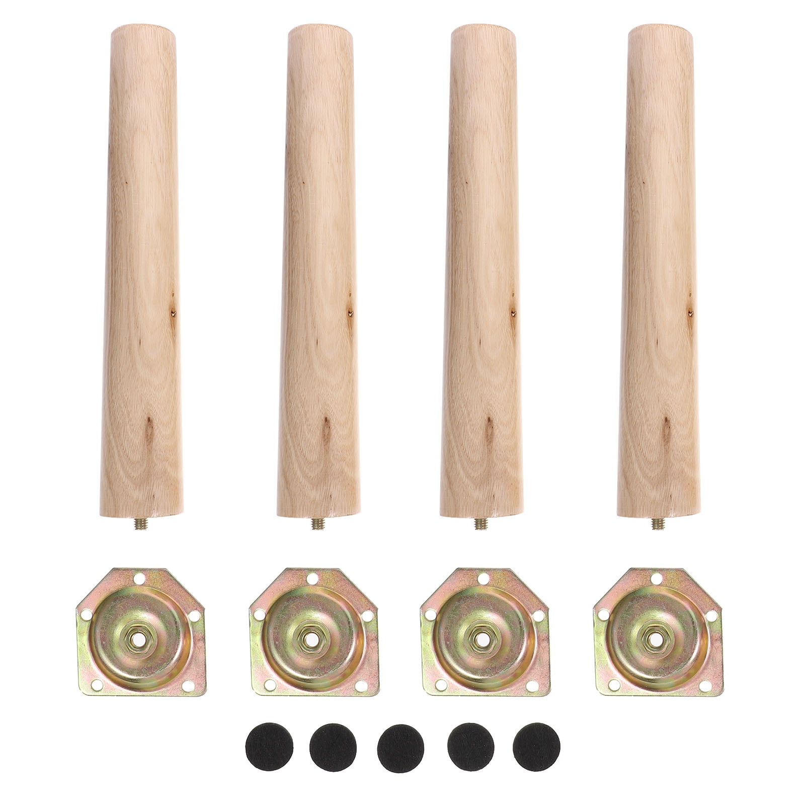 furniture legs 4 Sets Furniture Leg Wood Furniture Feet Table Leg
