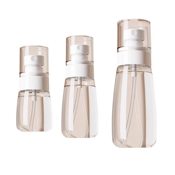 fuxzkrlz 3 Pcs Mini Spray Bottles 30ML + 60ML + 100ML Fine Mist Water Spray Bottle Leak Proof Refillable Travel Bottle for Toners Face Hair Mist