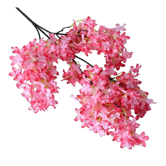 fuxzkrlz 38" Artificial Lilac Flower Fake Long Stem Delphinium Branch Faux Silk Real Touch Lilac Floral Arrangement for Tall Vase Table Centerpieces Wedding Home Decoration