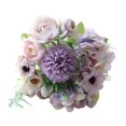 thumbnail image 1 of fuxzkrlz Artificial Flowers Bunch Realistic Faux Silk Flowers Long-Lasting Hydrangea Rose Fake Flowers for Vase Flower Arrangement Home Decor Wedding, 1 of 7